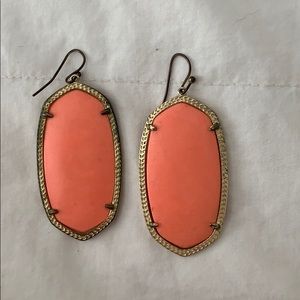 Peach Kendra Scott Earrings